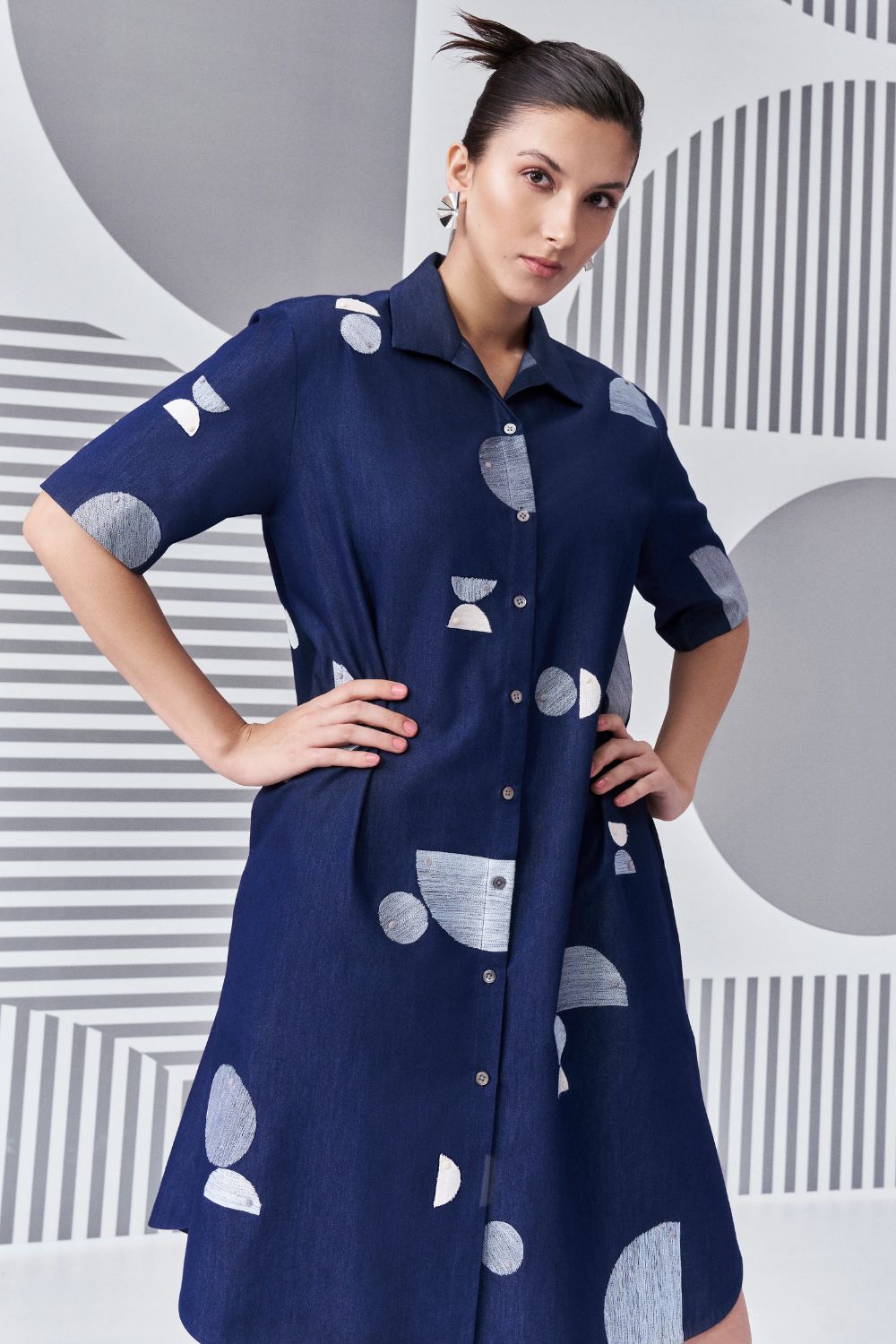 Bauhaus Slouchy Shirt Dress