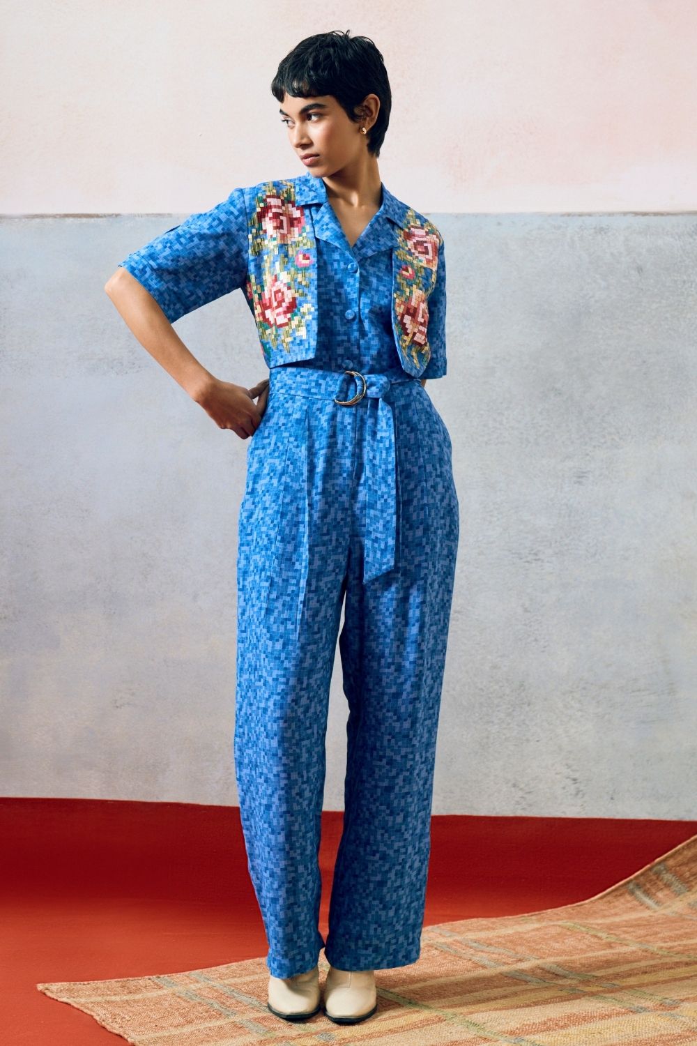 Milos Jumpsuit Blue