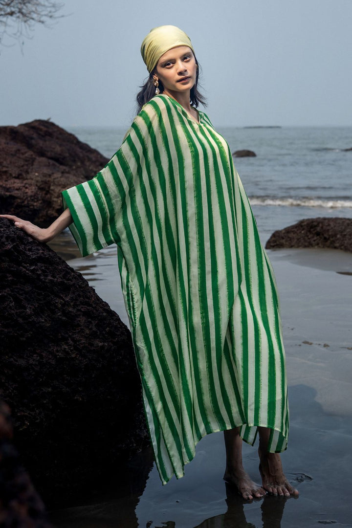 Angela Stripe Kaftan