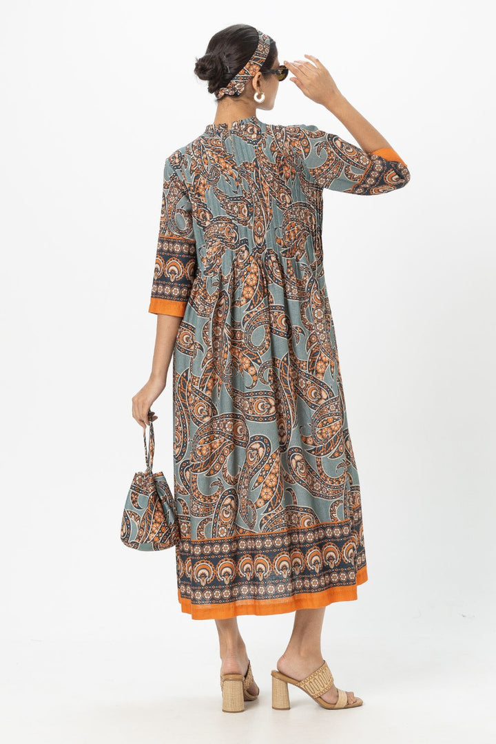 Koishi Pleated Midi Dress