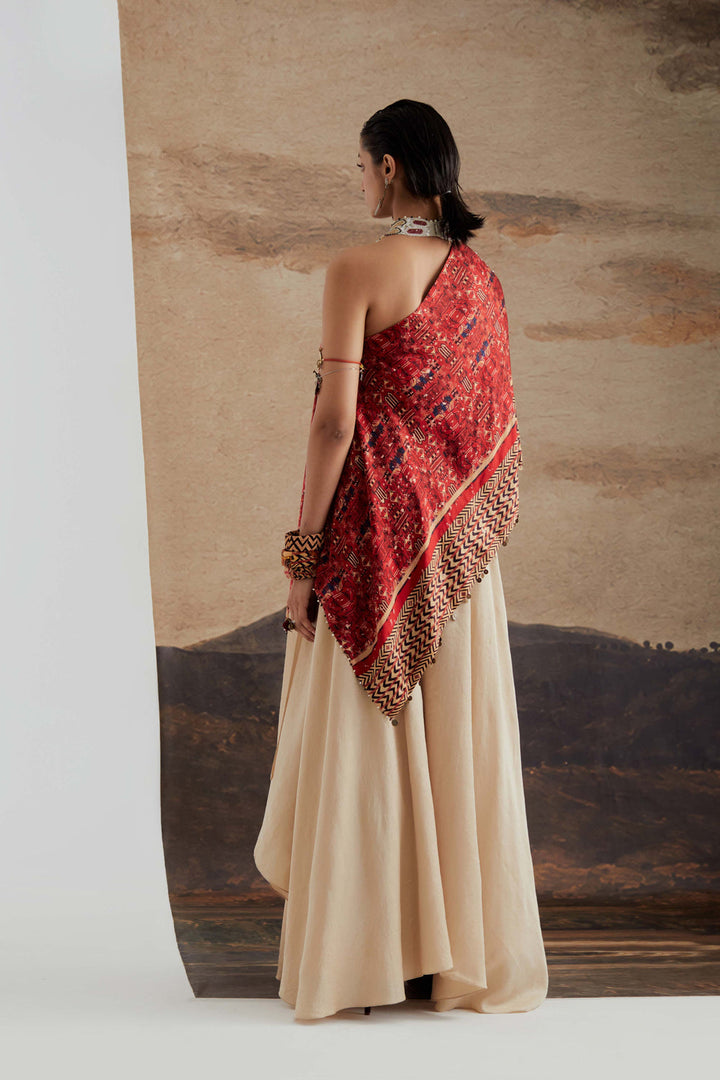 Rasa One Shoulder Top Set