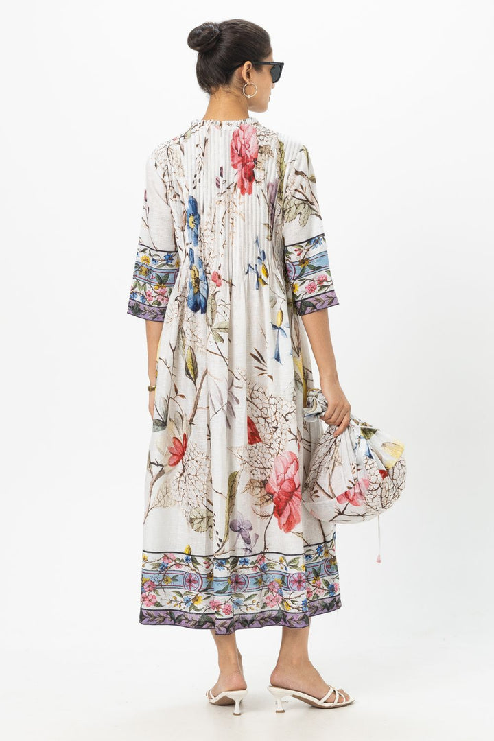 Alicia Pleated Midi Dress