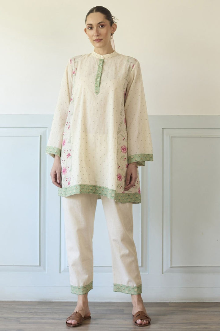 Pink & Green Suit Set