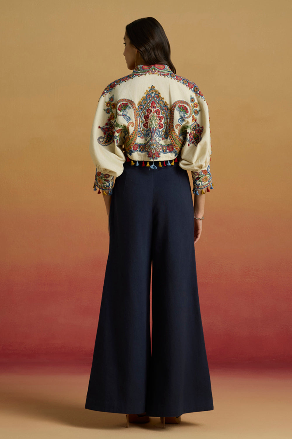 Ivory Kimono Bolero Jacket