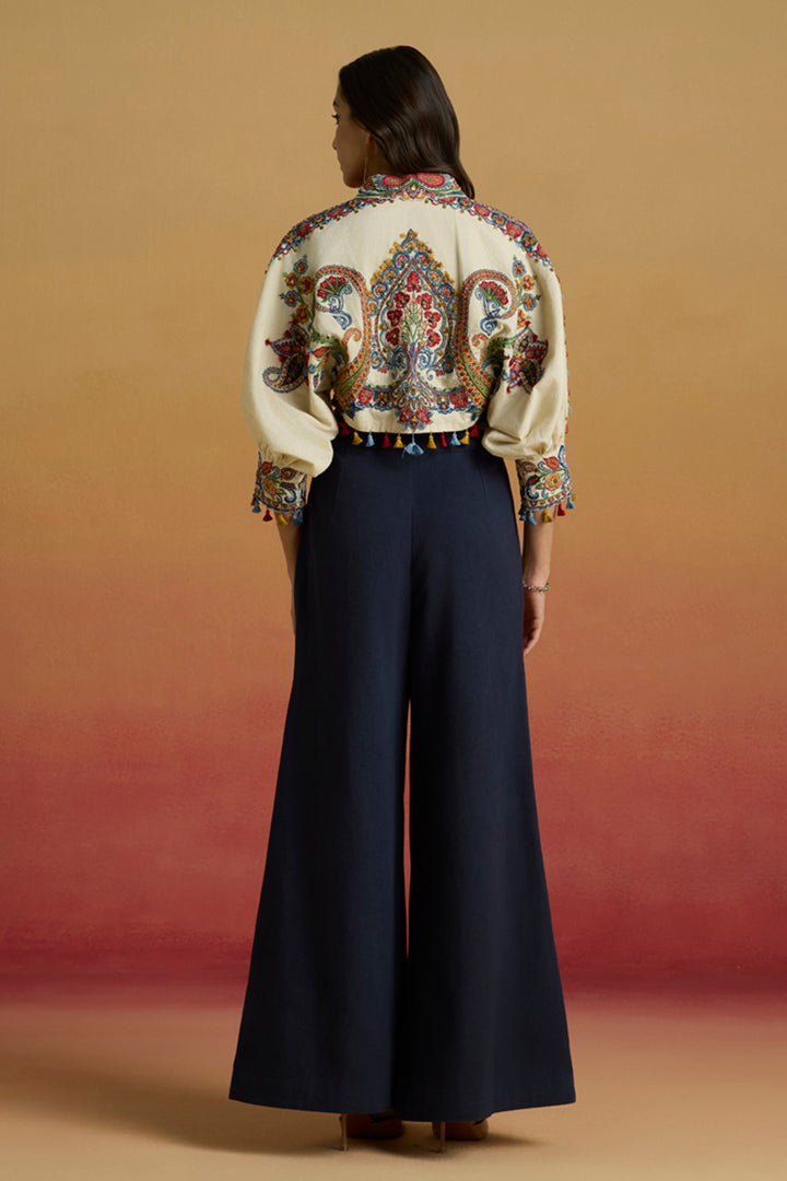 Ivory Kimono Bolero Jacket