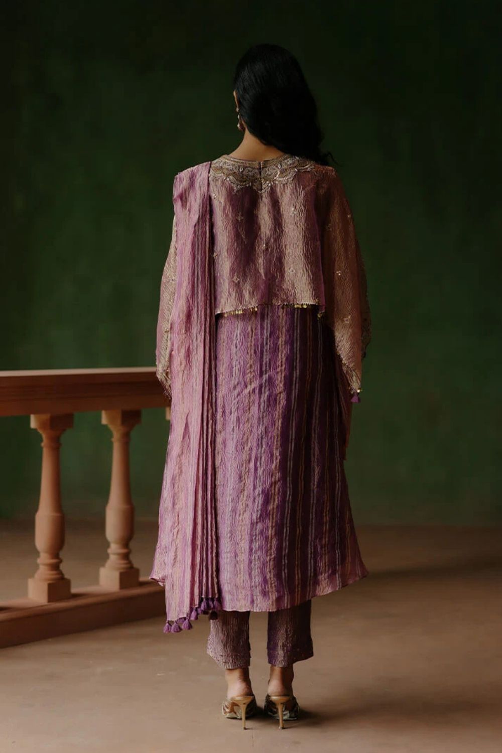Dilara Drape Kurta Pant Set