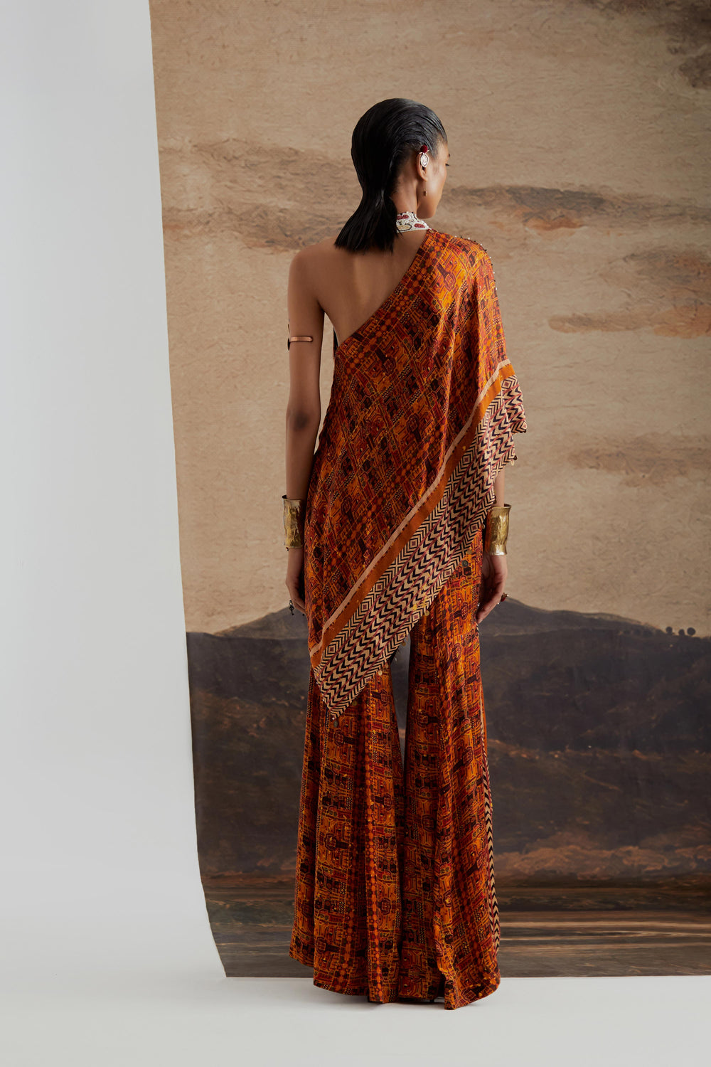 Rasa One Shoulder Top Set