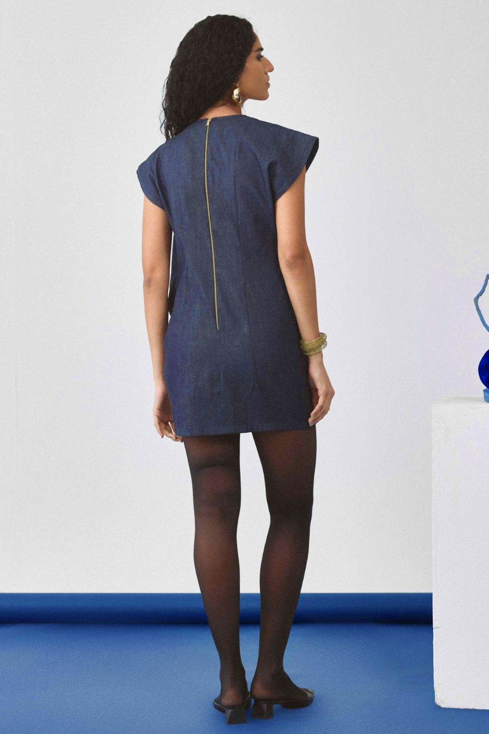 Echo Reed Denim Dress