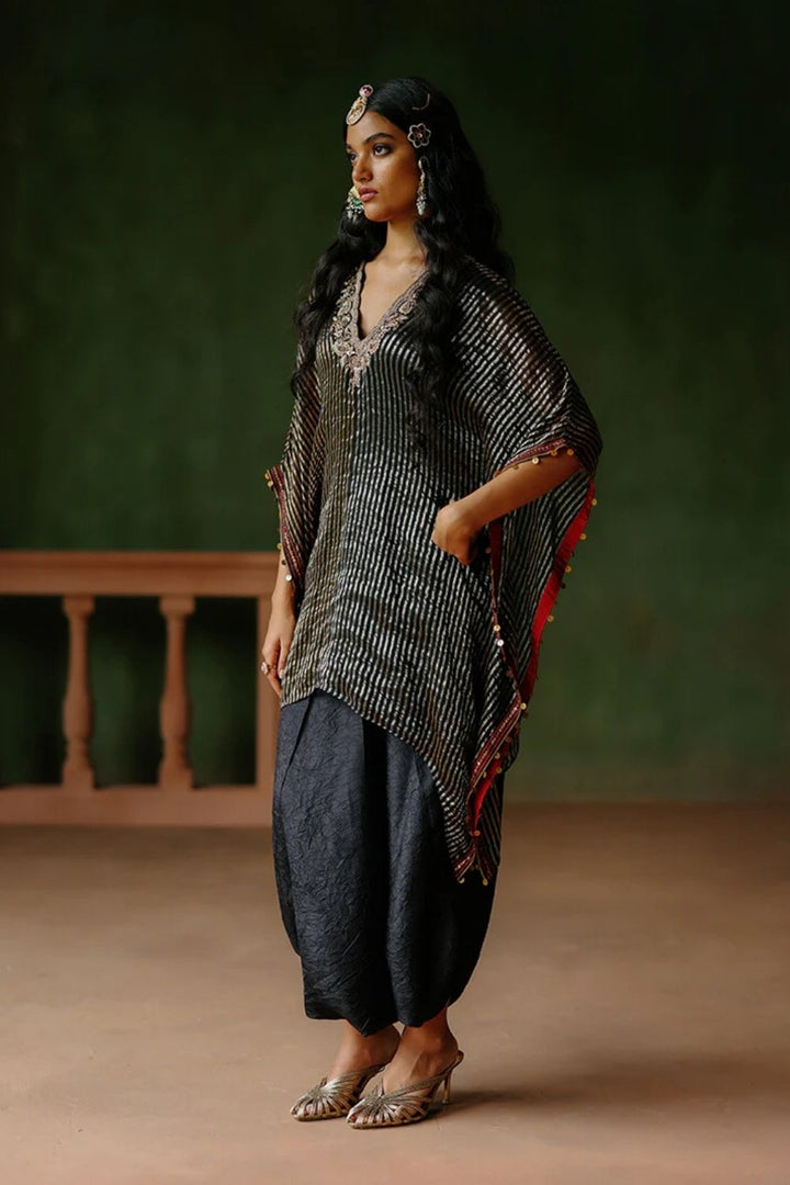 Amber Kaftan Dhoti Set