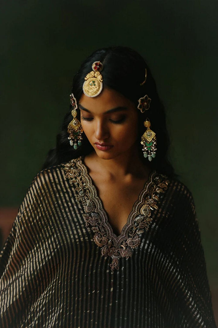 Amber Kaftan Dhoti Set