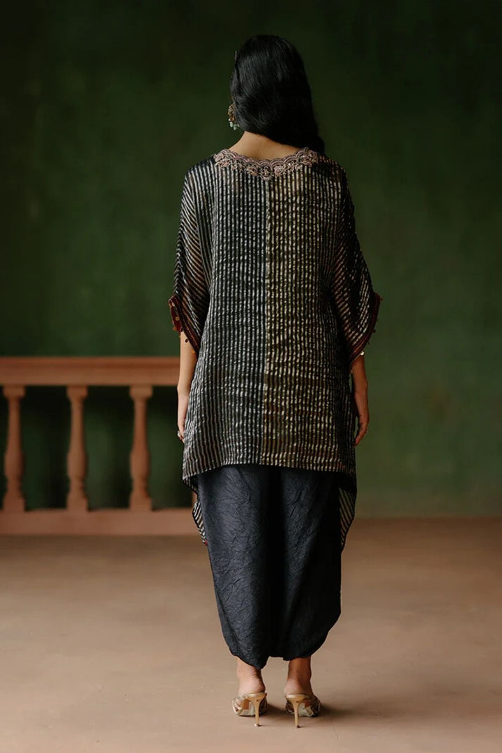 Amber Kaftan Dhoti Set