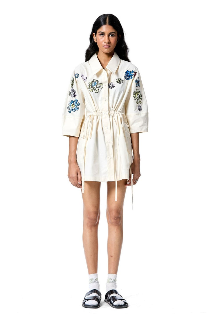 Star Root Shirt Dress