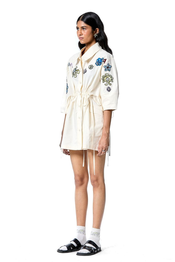 Star Root Shirt Dress