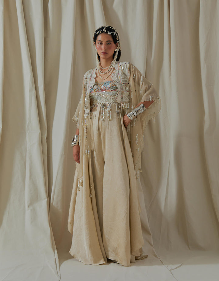 Veni Dupatta Jacket Set