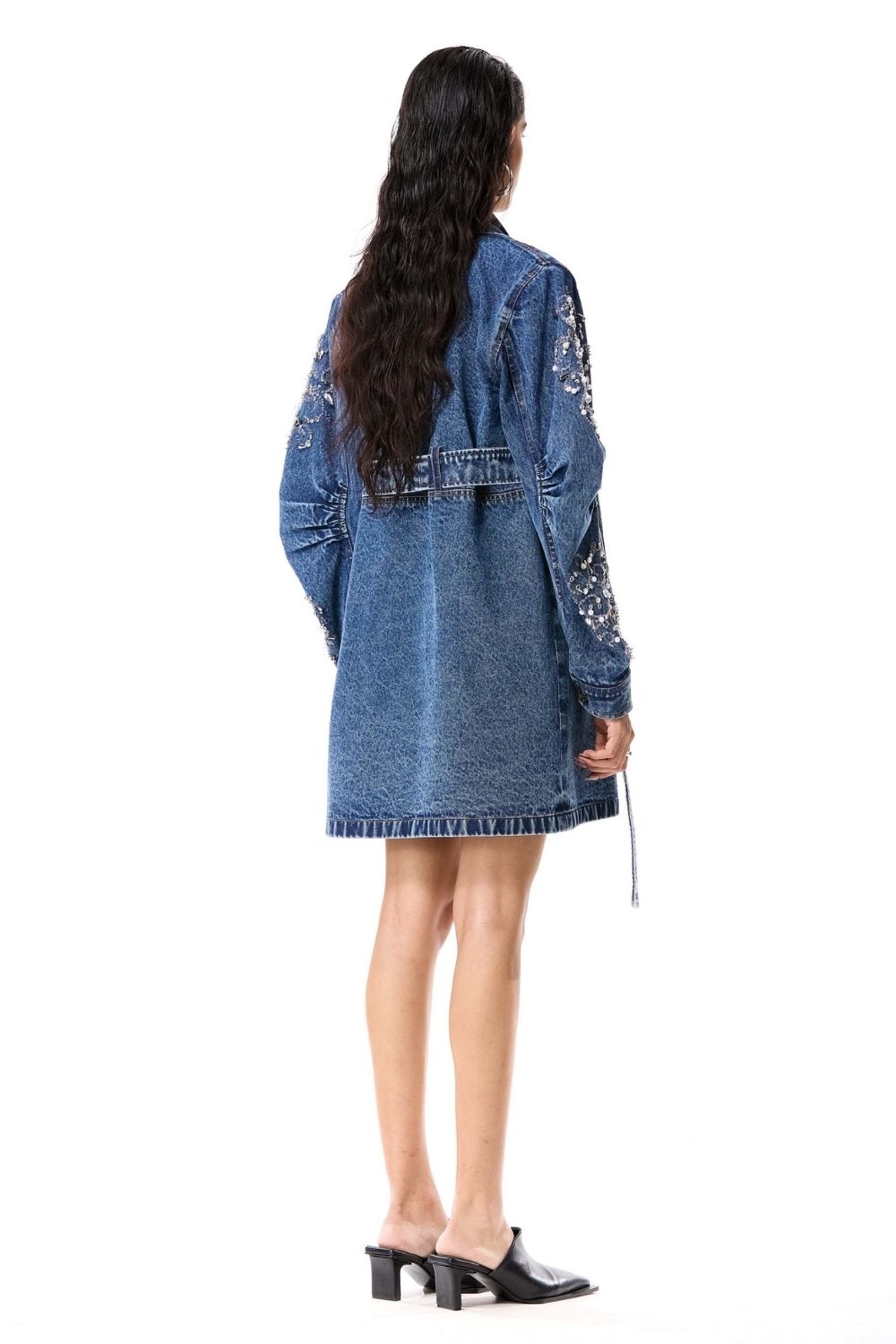 Chromavine Denim Trench