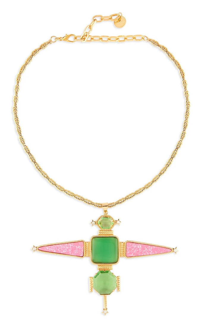 Gold Satellite Necklace