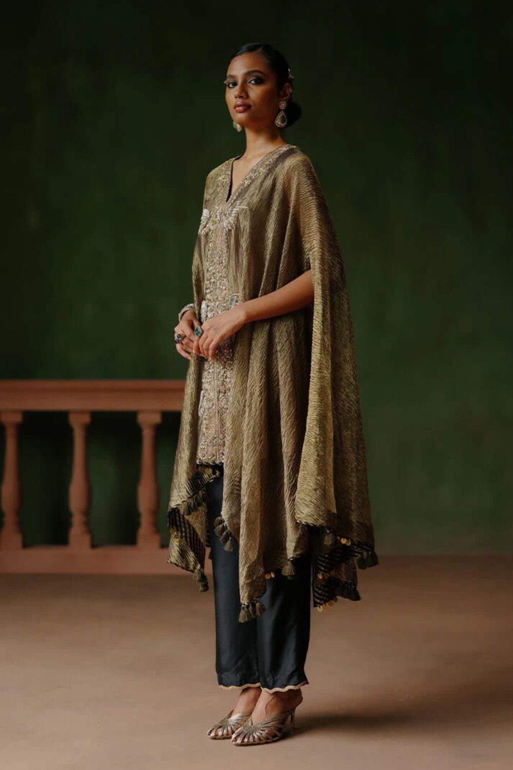 Raina Cape Pant Set