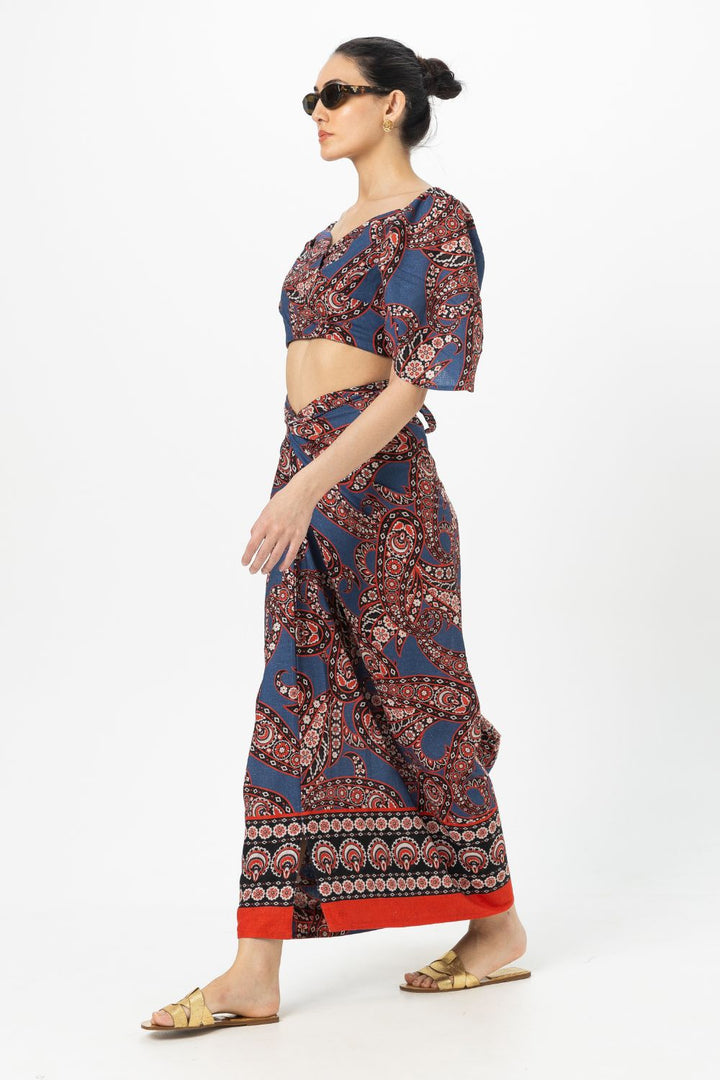 Deniz Tulip Skirt Set