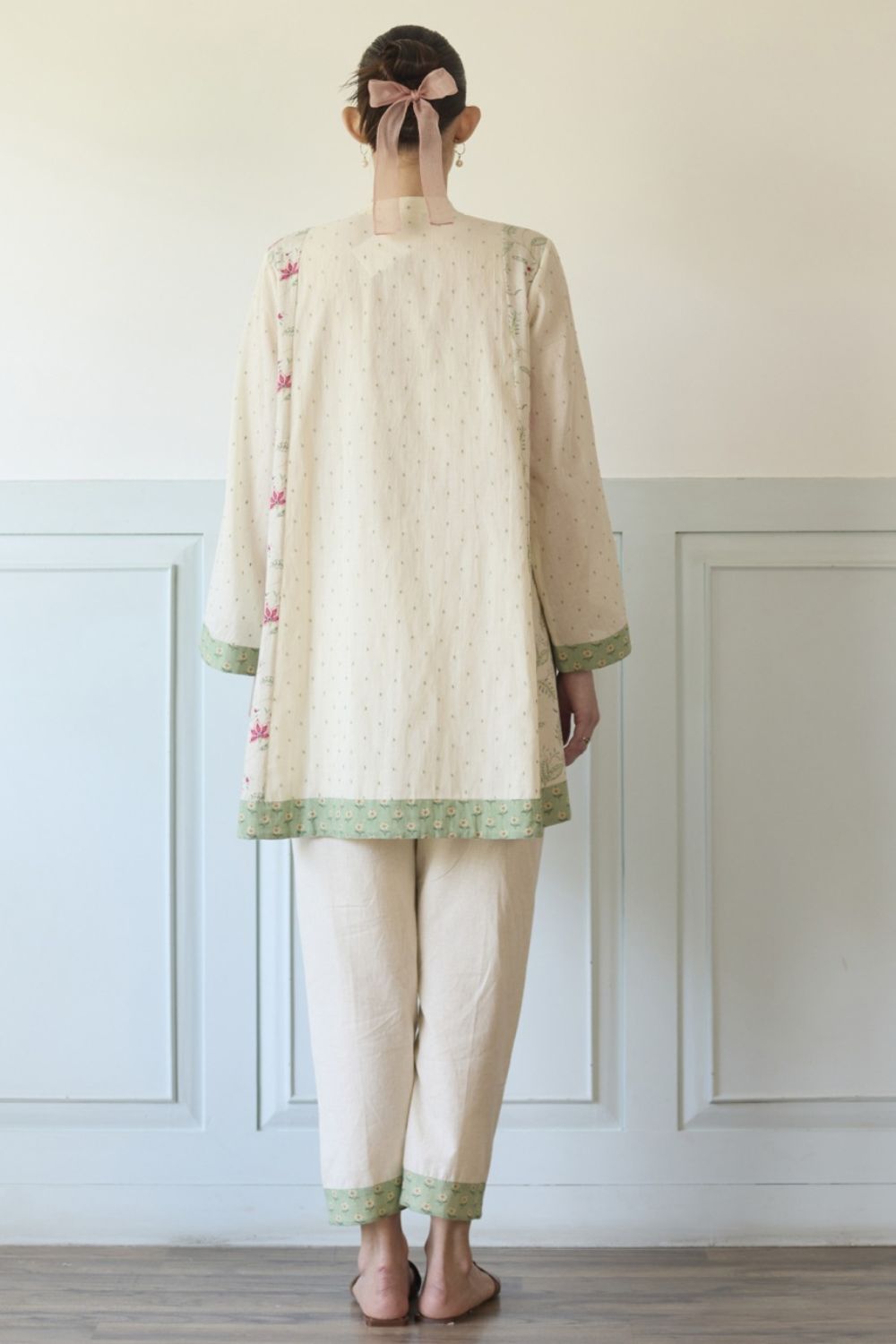 Pink & Green Suit Set