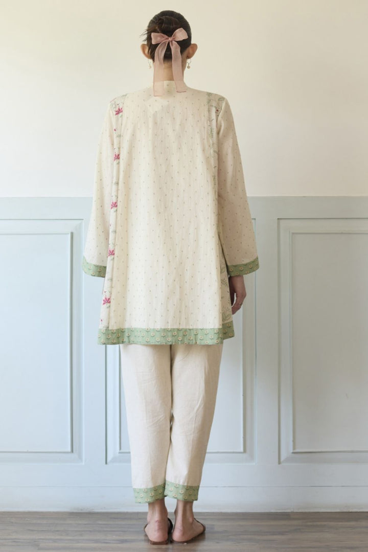 Pink & Green Suit Set
