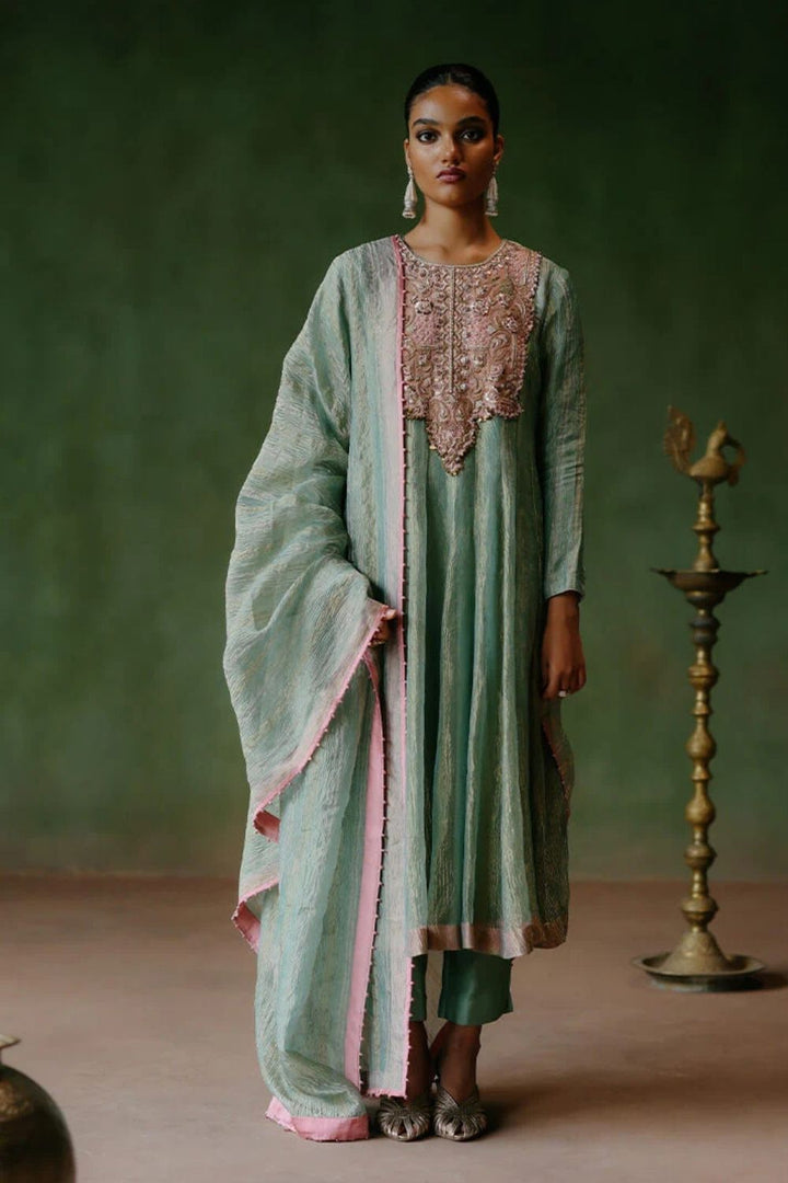 Maahi Anarkali Dupatta Pant Set