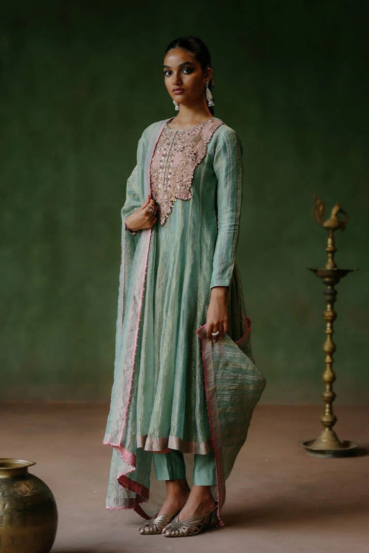 Maahi Anarkali Dupatta Pant Set