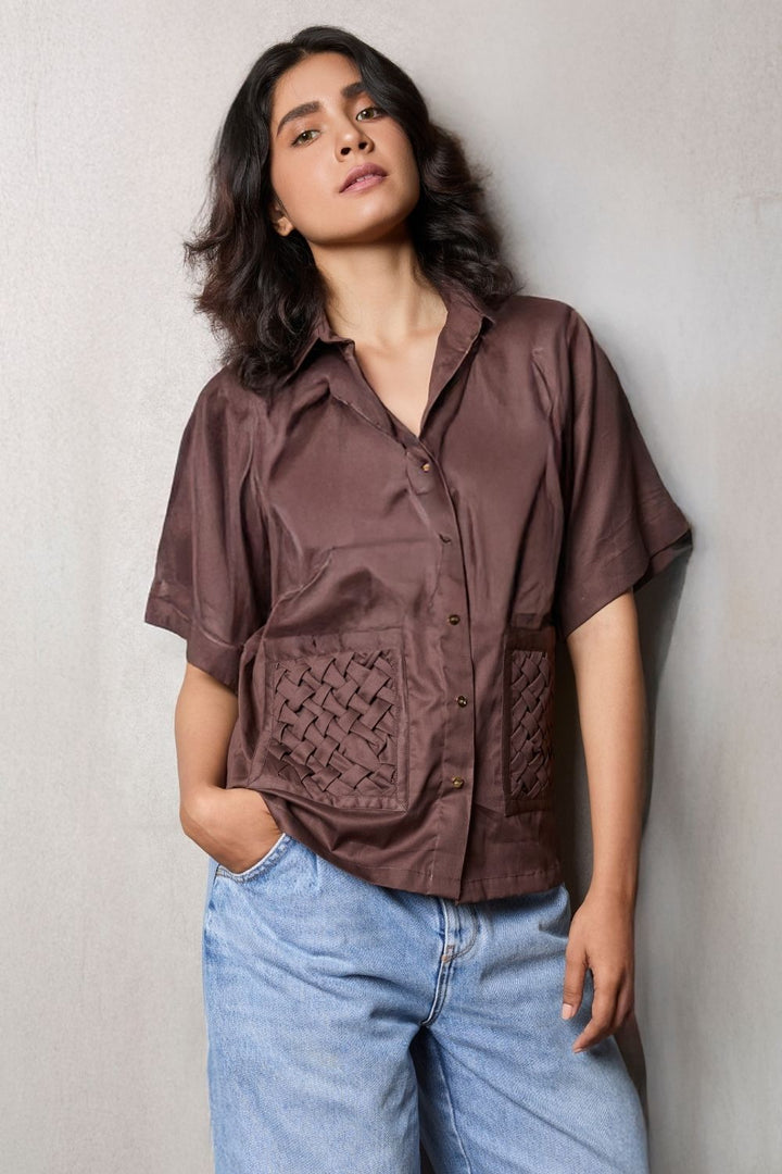 The Driftwood Textured Pocket Shirt