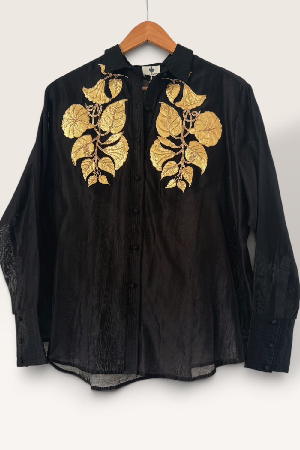Black Botanica Gotapatti shirt