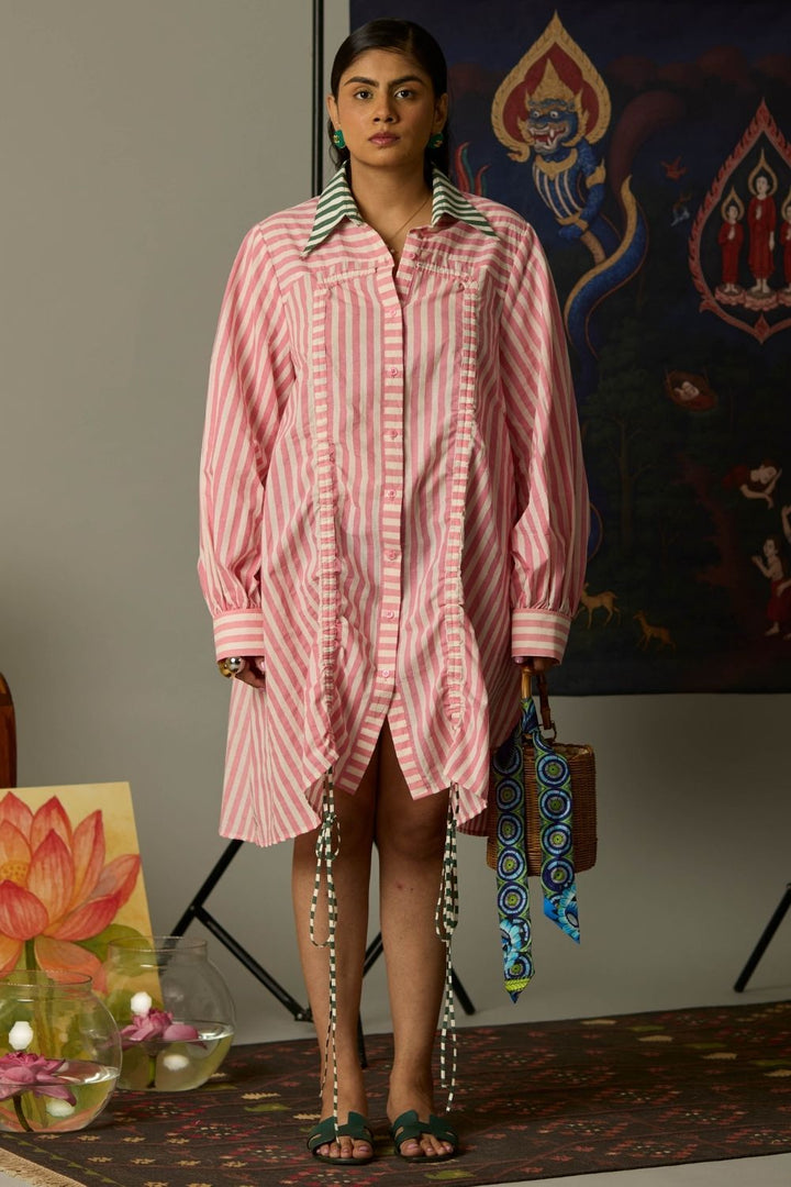 Trip The Status Dress in Stripes