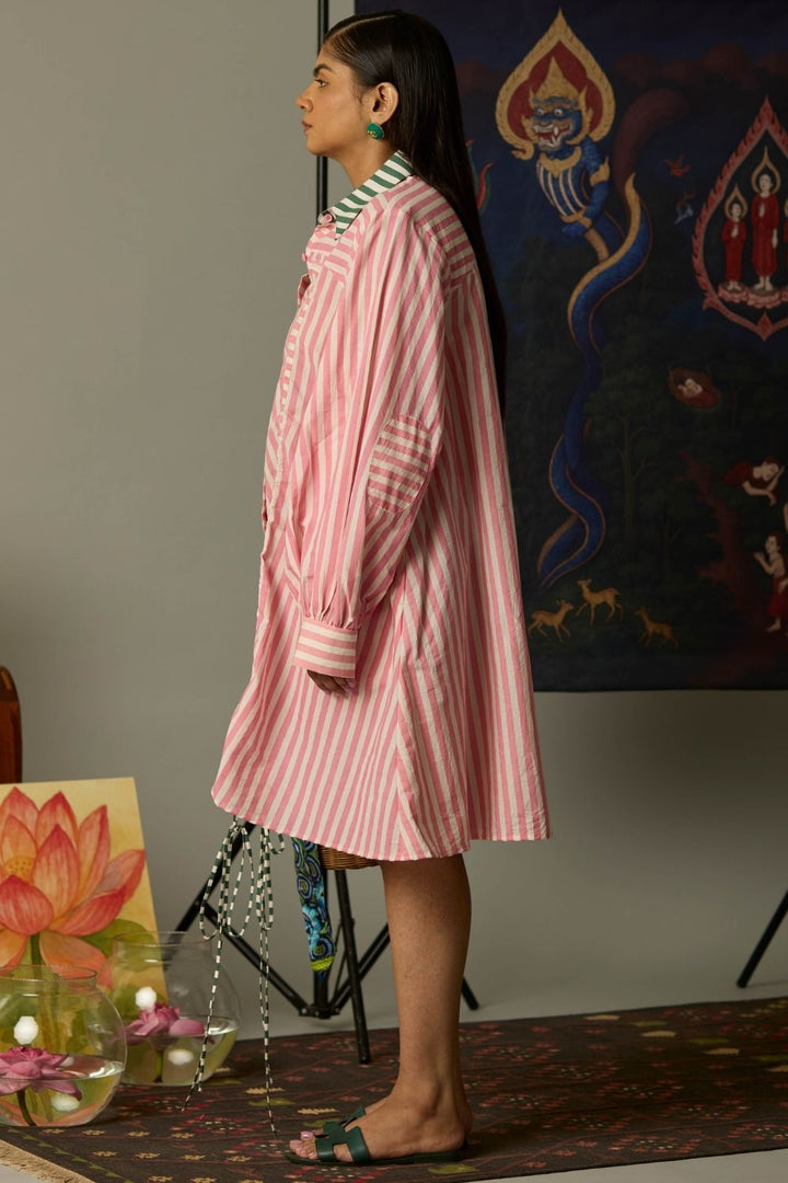 Trip The Status Dress in Stripes
