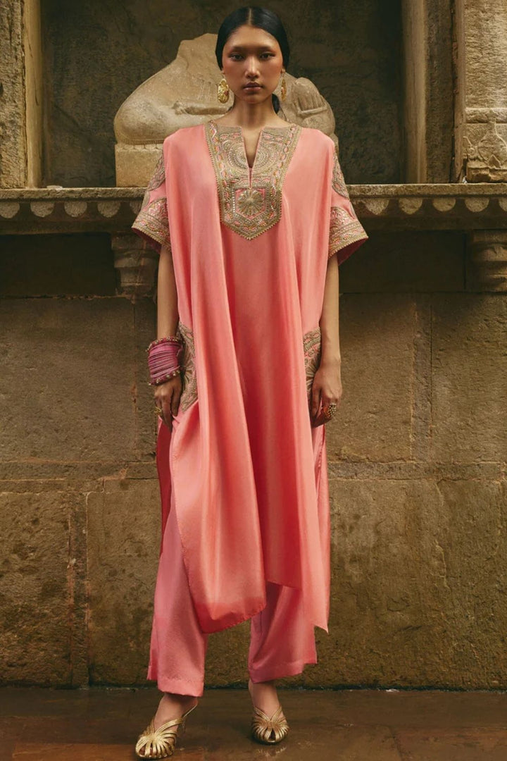 Pink Kaftan Set