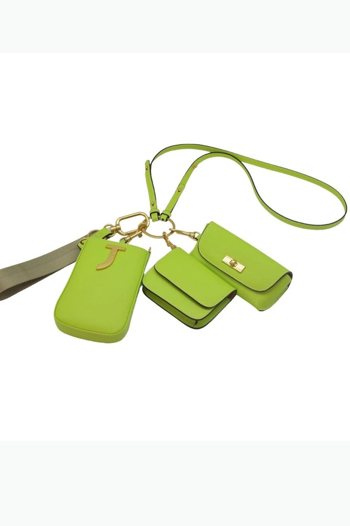 Poppy Green Mini Multi Bag Stack
