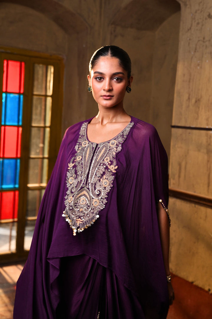 Noor Aafreen Draped Set