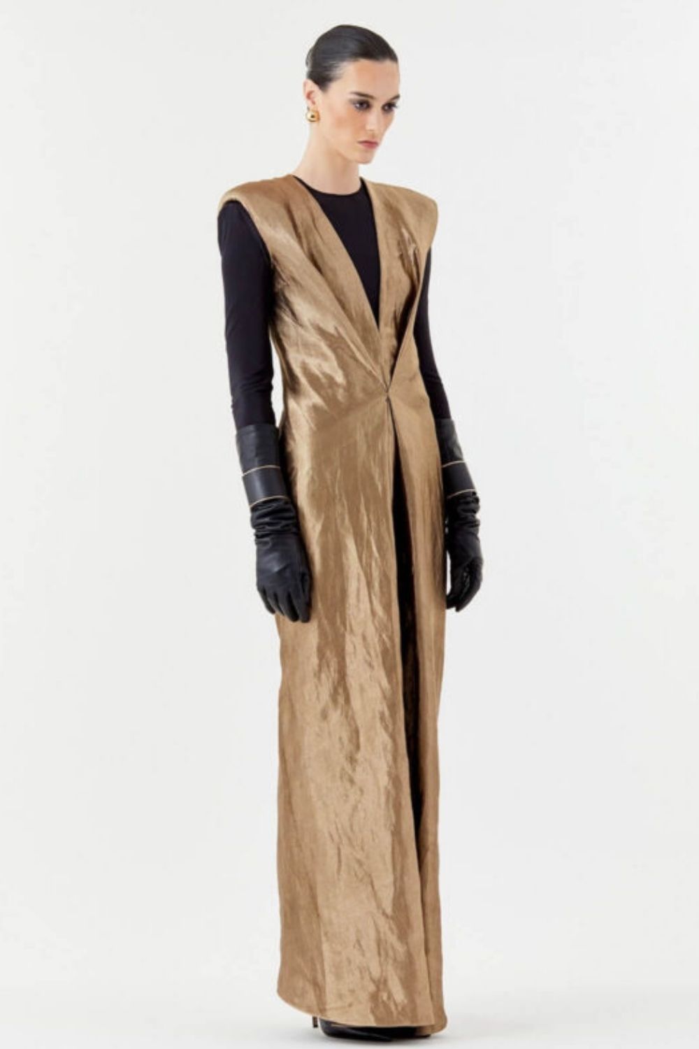Vera Sleeveless Brocade Dress