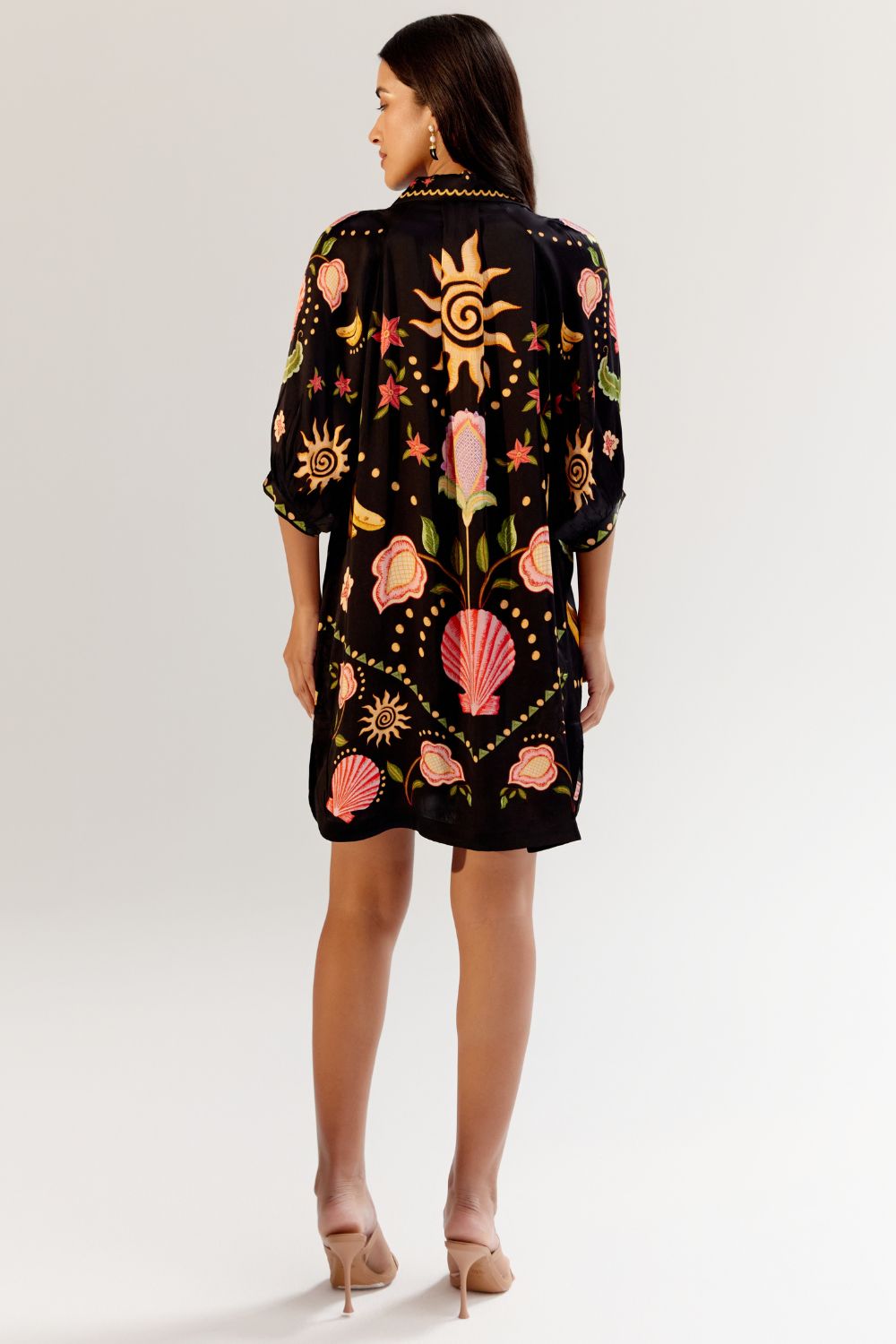 Rosa Mini - Seashell (Black)