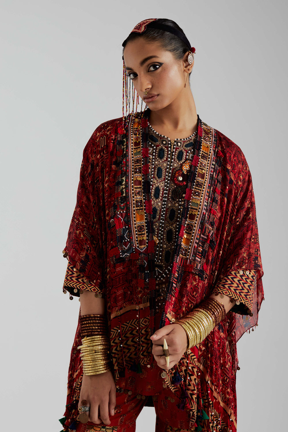Veni Dupatta Jacket