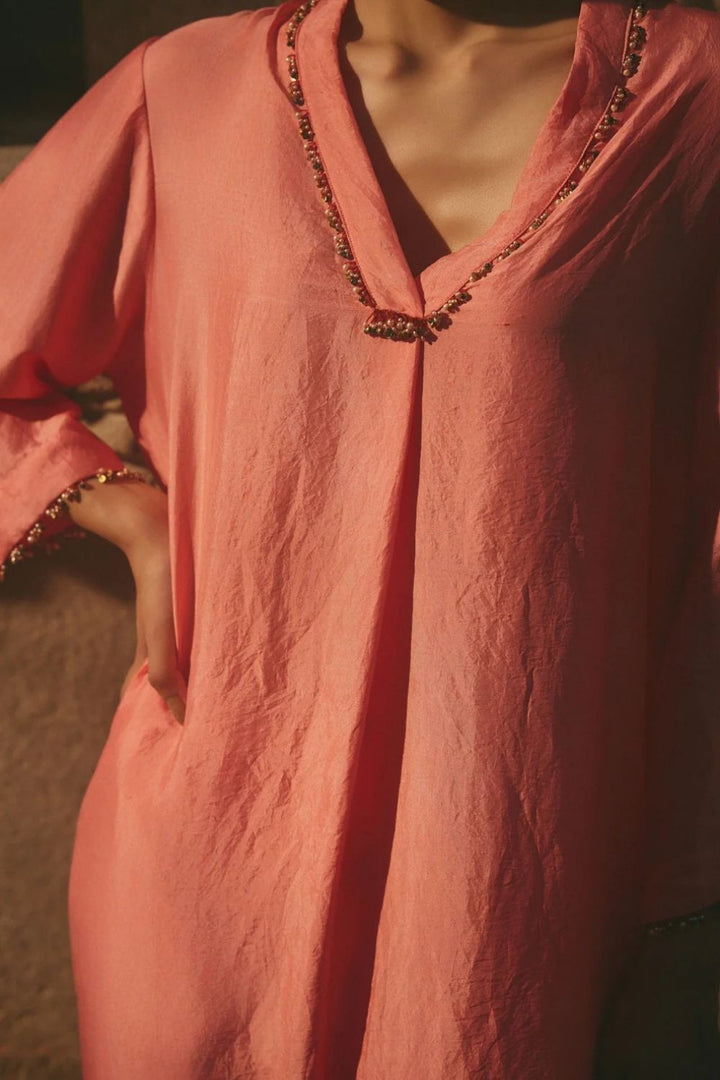 Pink Latkan Kurta
