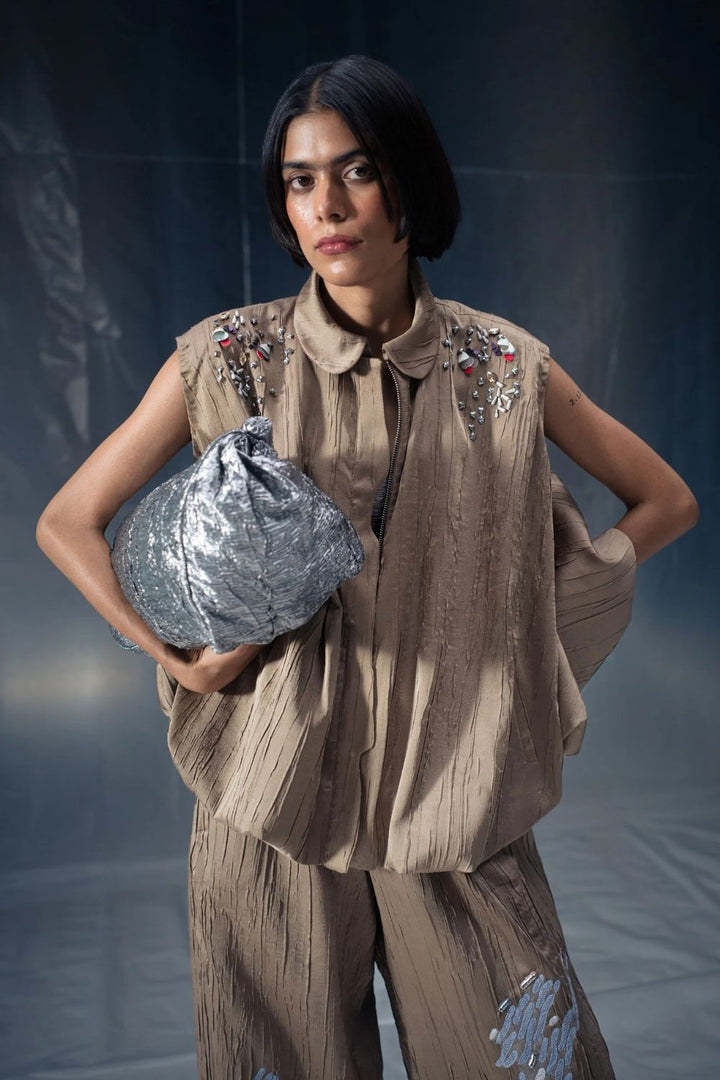 Sand Macaroon Blouse