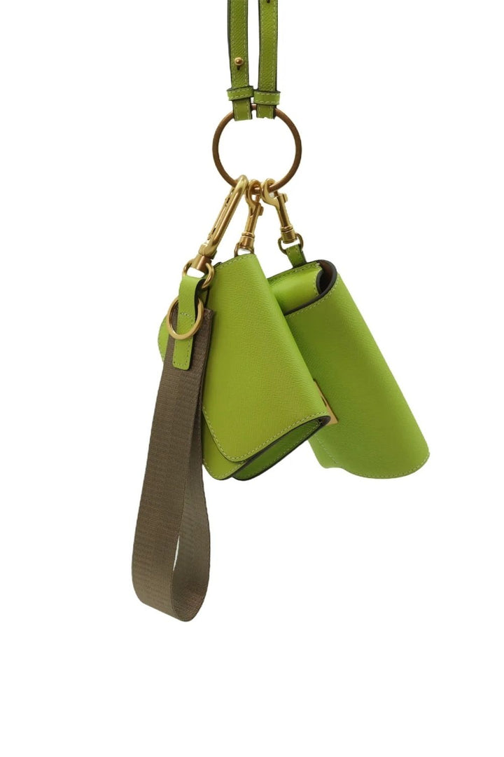 Poppy Green Mini Multi Bag Stack