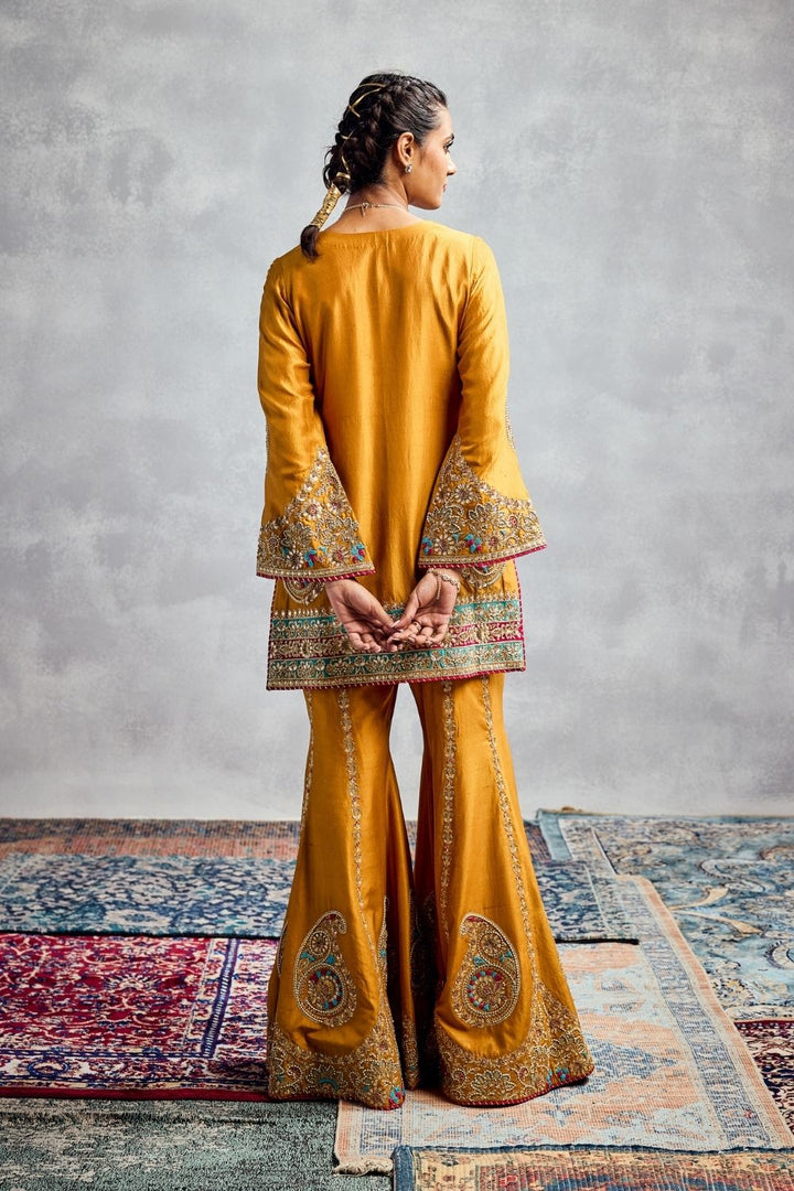 Mustard Kurta Set