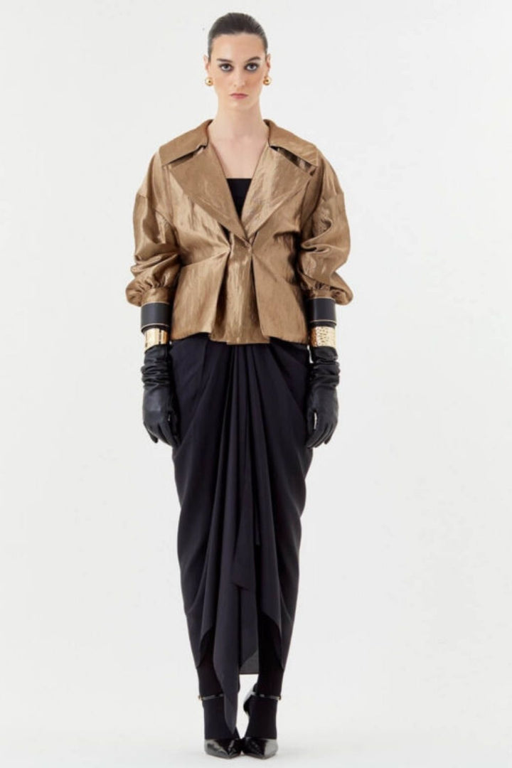 Daphne Bolero Jacket & Mocha Skirt