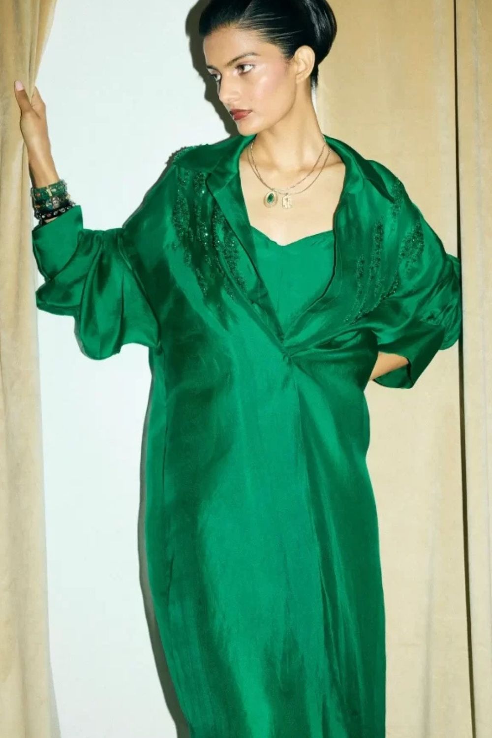 “Moulin” Peegee Shirt with Slip