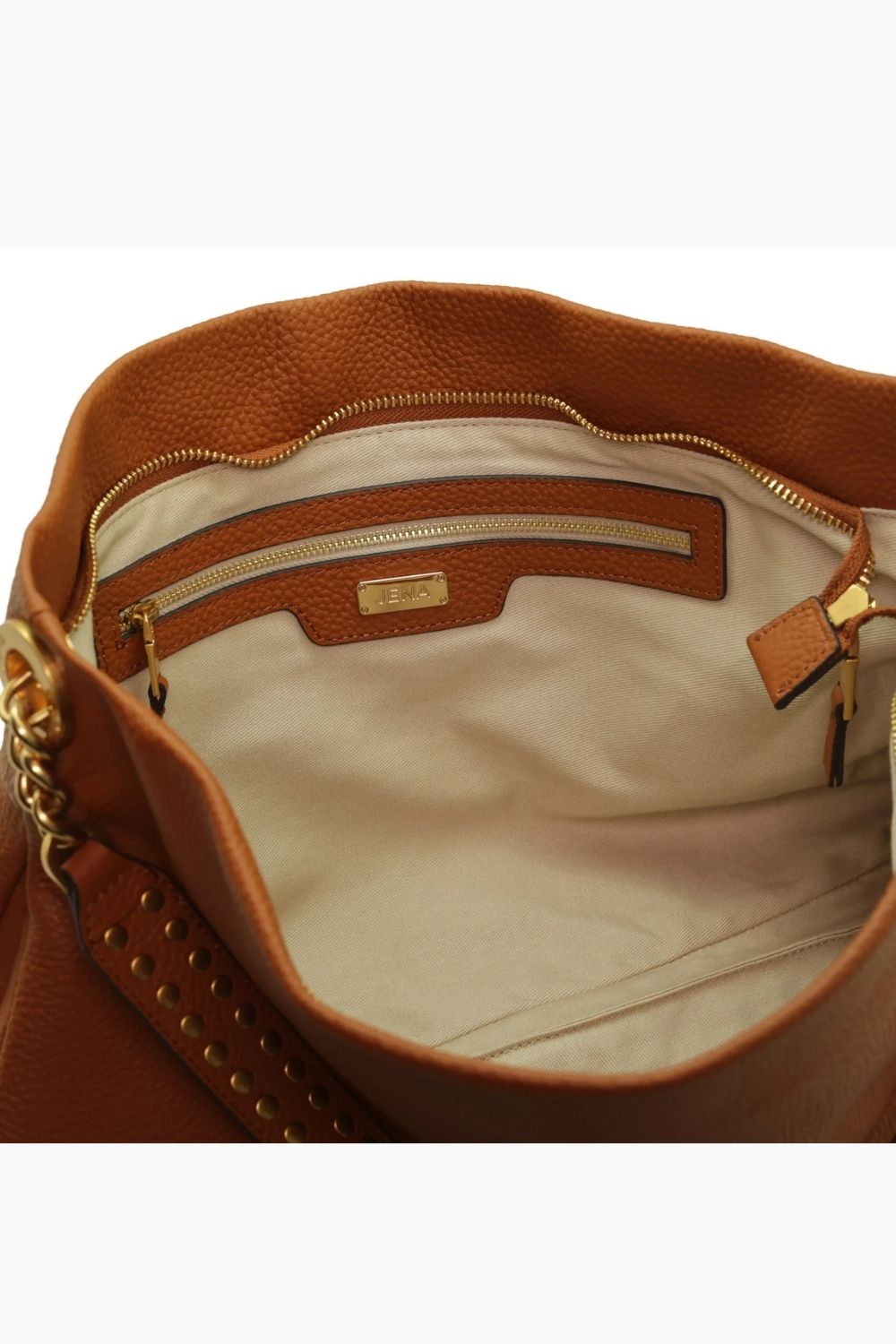 Tan Oversized Slouchy Shoulder Bag