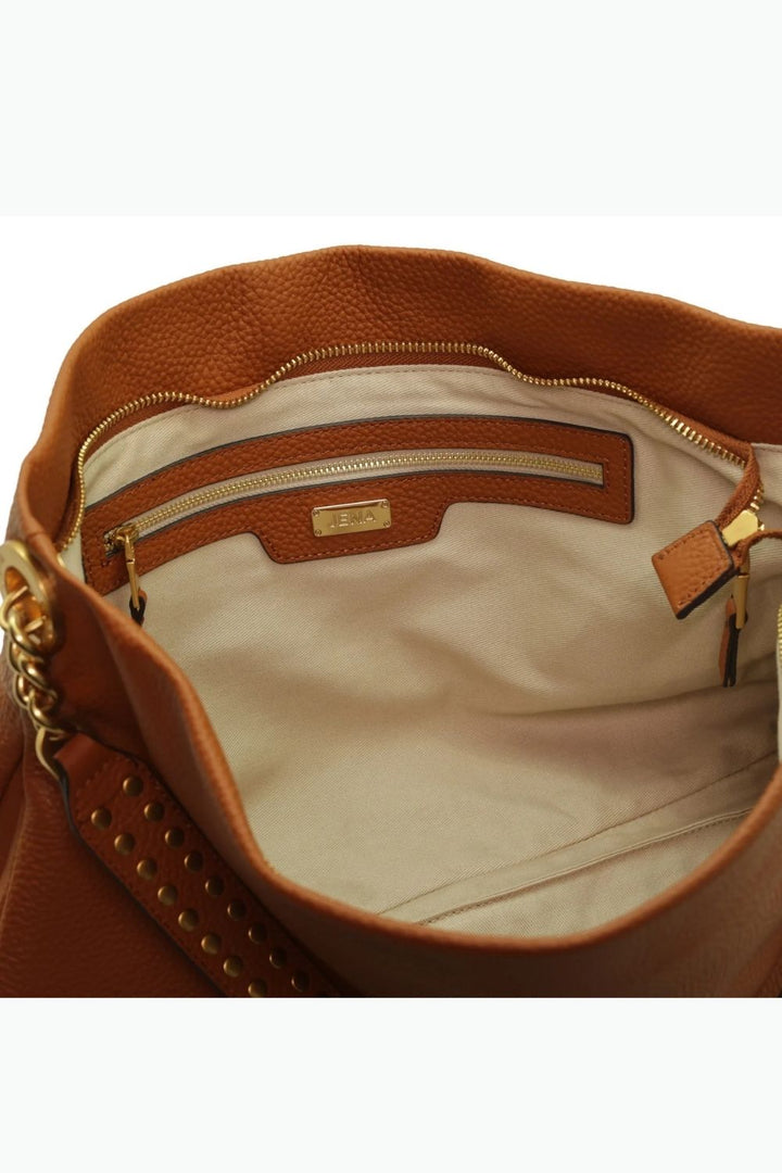 Tan Oversized Slouchy Shoulder Bag