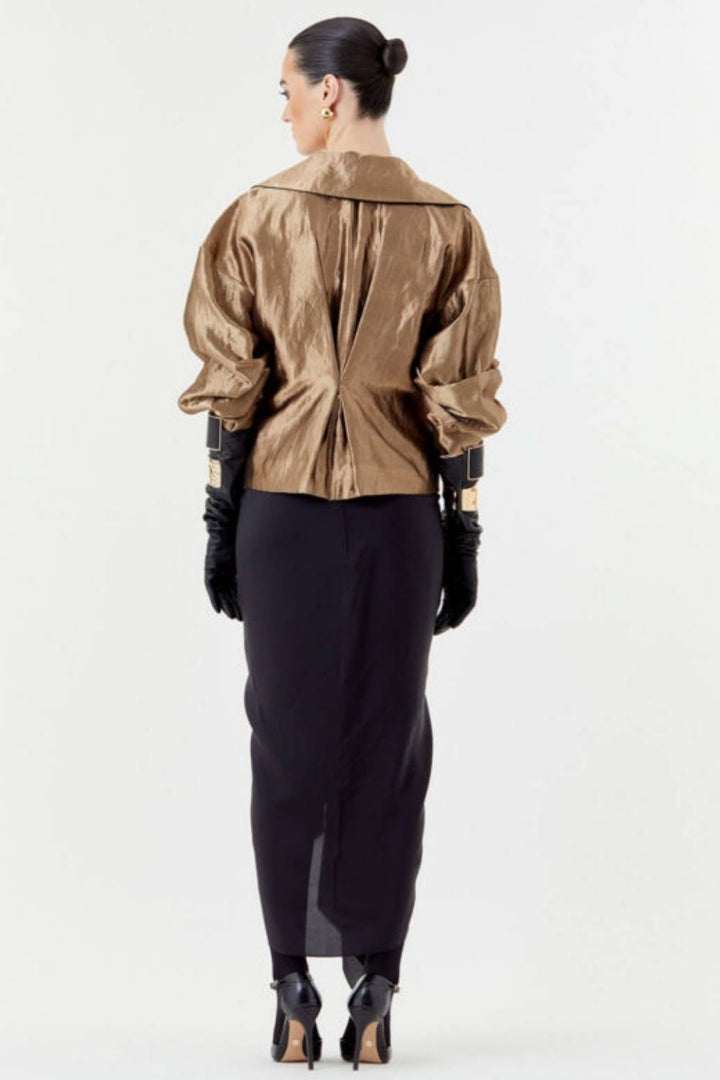 Daphne Bolero Jacket & Mocha Skirt