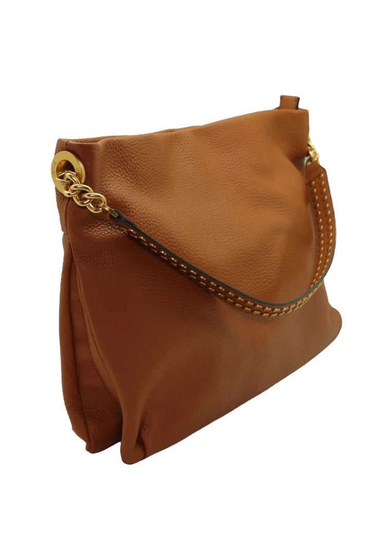 Tan Oversized Slouchy Shoulder Bag