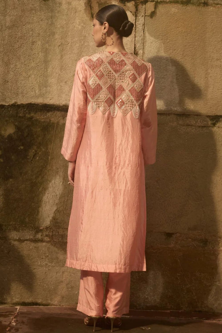 Pink Kurta Co-ord Set