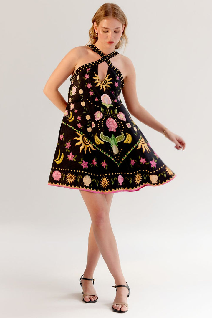 Aida Mini - Seashell (Black)