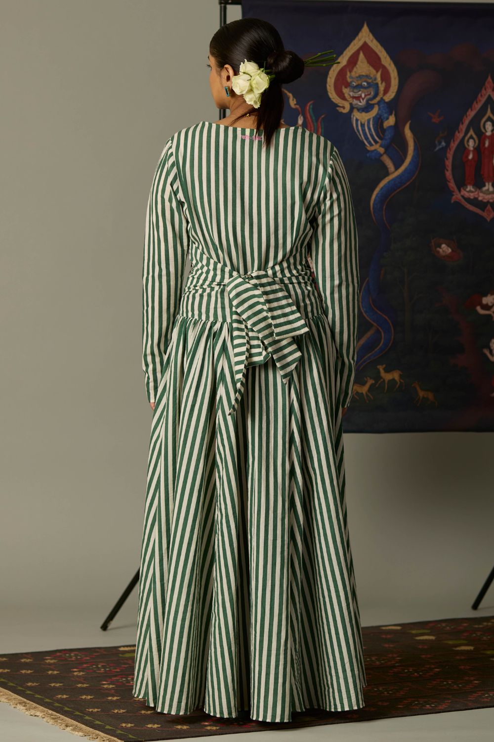 Brooks Dress in Tea Green