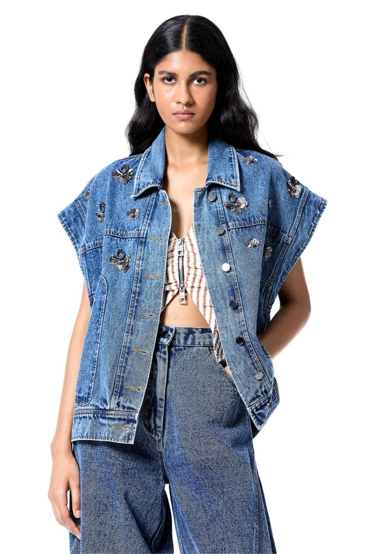 Erza Denim Vest